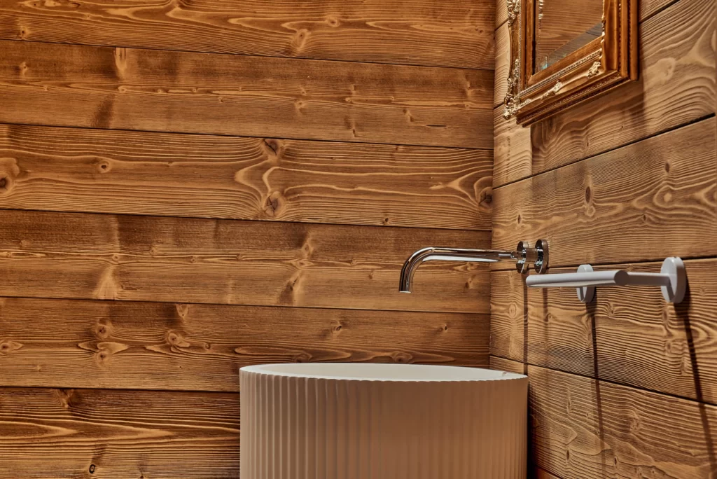 Chalet in Tyrol. Private sauna. Close-up