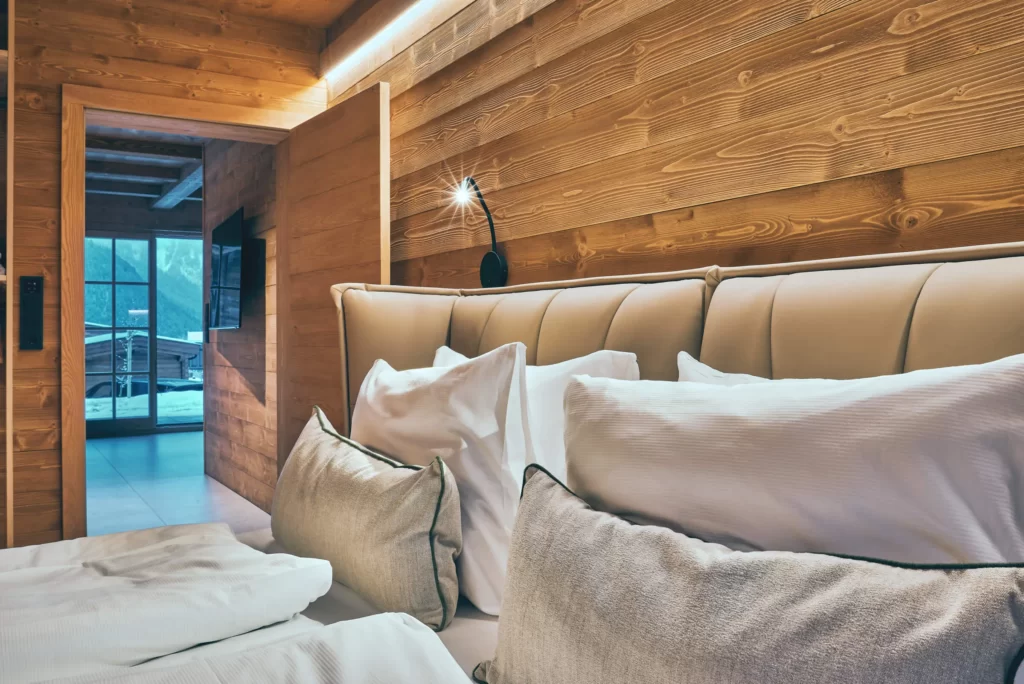 Chalet in Tyrol. Bedroom on the first floor