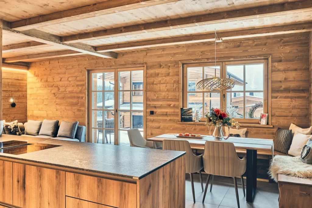 Chalet in Tyrol. Living area
