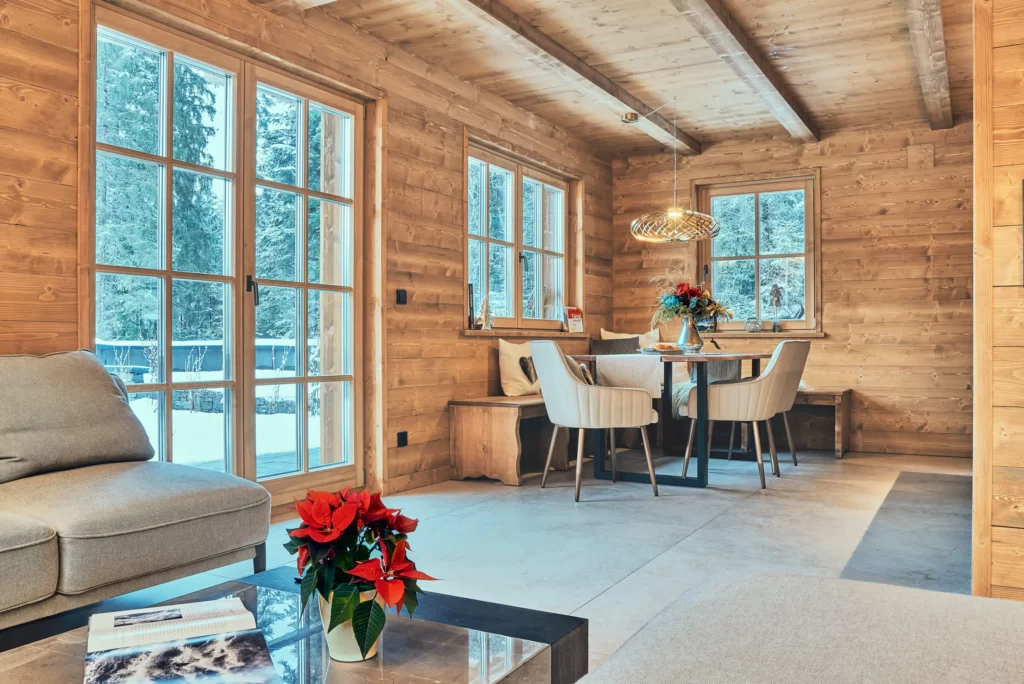 Chalet in Tyrol. Living area