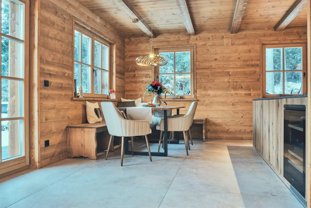 Chalet in Tyrol. Living area
