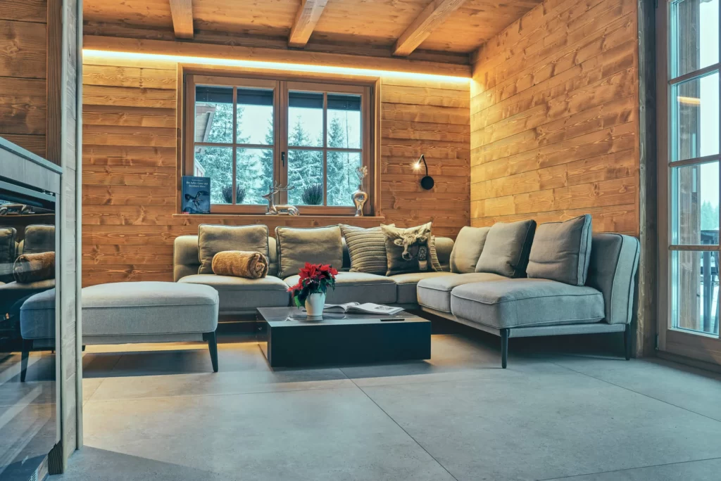 Chalet in Tyrol. Living area